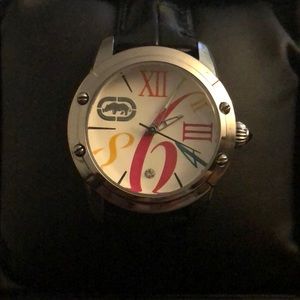 Marc Ecko black strap watch